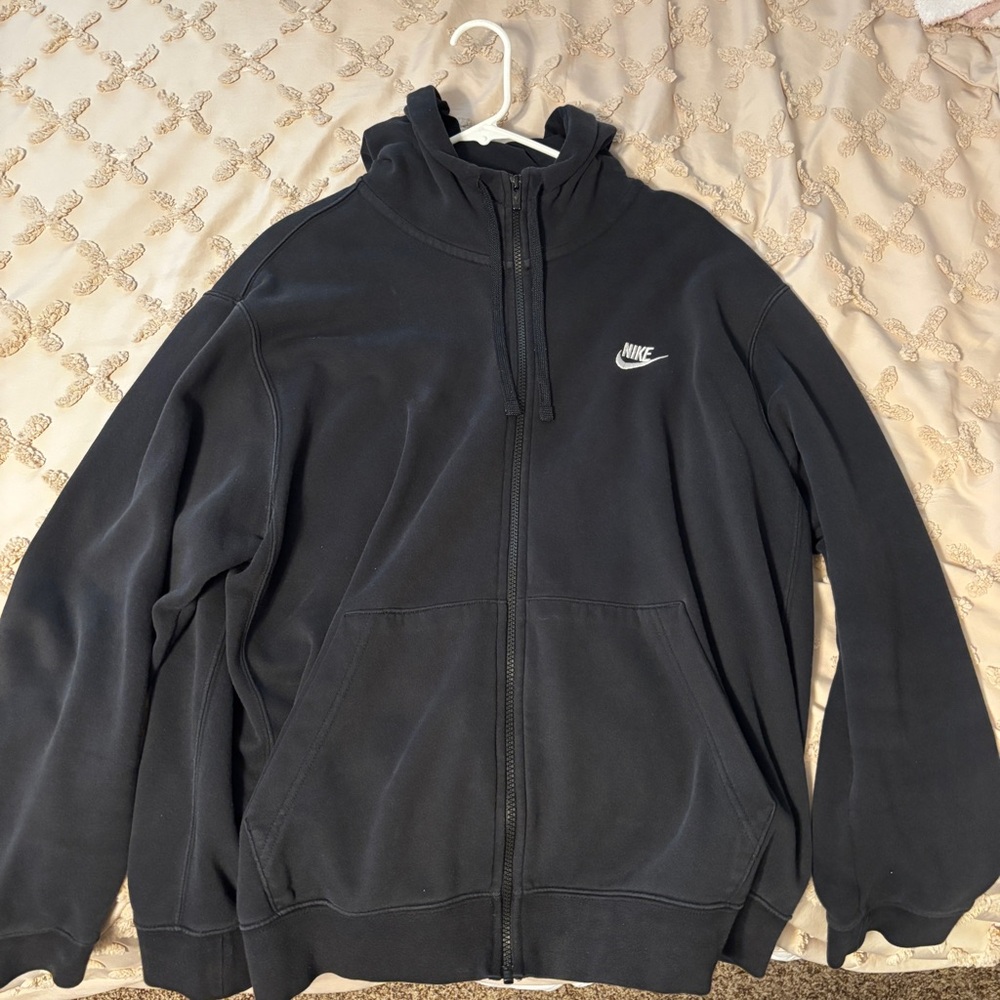 Nike Men's Black Hoodie Jacket